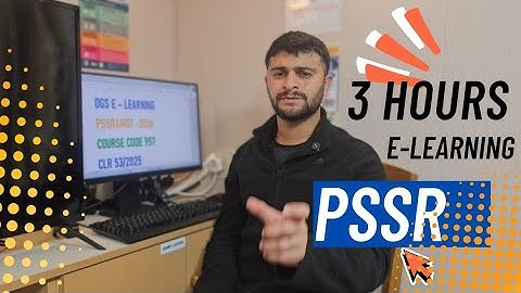 How to do DGS E - Learning PSSR--2026.. Assesment and Download Certificate.