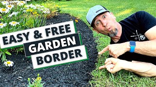 Flower Garden Edging - Easy and FREE