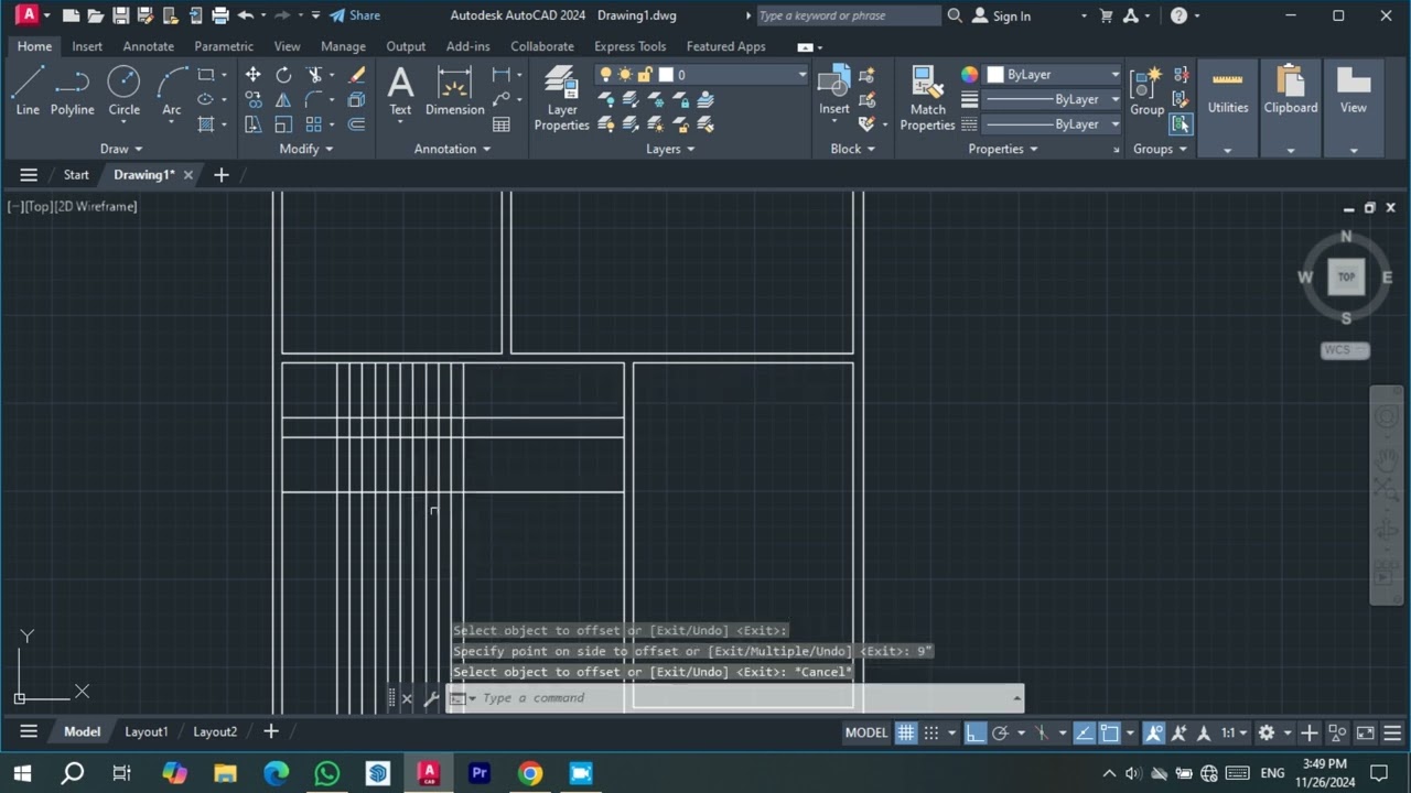 35x65 House Plan in AutoCAD | Complete Design and Layout Walkthrough