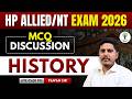 HP Allied/NT Exam 2026 | History | MCQ Discussion | Pawan Sir