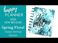 Happy Planner 2020 Release : Spring Floral Classic Vertical Planner Detailed Flip Through