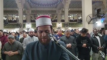 صلاة العشاء 🌷🌹🤍من جامع الأشراف الكبير بمدينة العبور🕌ما تيسر من سورة البقرة ليالي رمضان 1445ه‍ ❤️🕌🌙