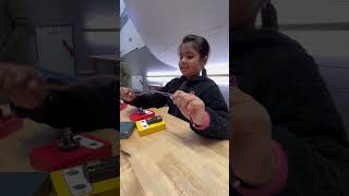 My girl’s workshop learning about batteries and circuits #science #canadalife #growth #gratitude