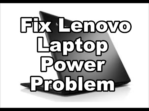 How To Fix Lenovo Laptop Power Problem Repair How-to Guide