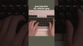 [ASMR] Work hard with me🔥 Qsenn Q75, Qsenn Cream cheese tactile / fast, aggressive typing