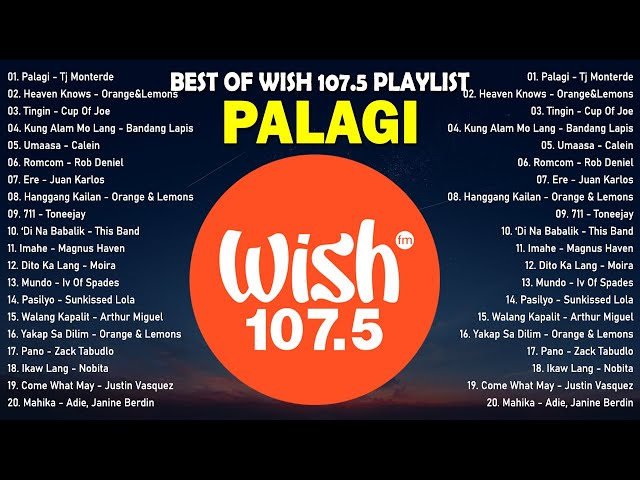 (Top 1 Viral) OPM Acoustic Love Songs 2024 Playlist 💗 Best Of Wish 107.5 Song Playlist 2024 #opm5 class=