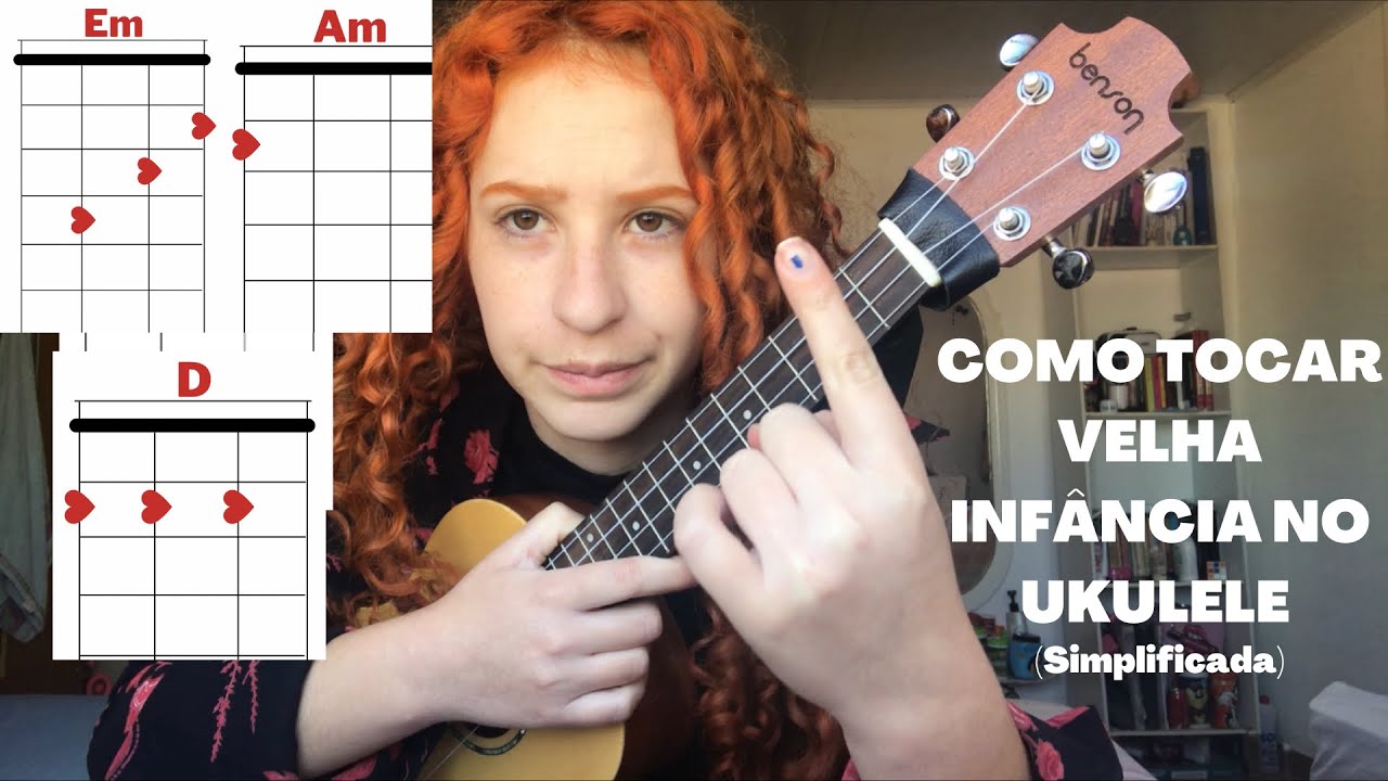 Como tocar Velha Infância Tribalistas no Ukulele (fácil) YouTube