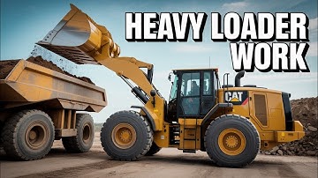 Caterpillar 950H Very Fast Operator Loading Dump Truck #bigmachinechannel