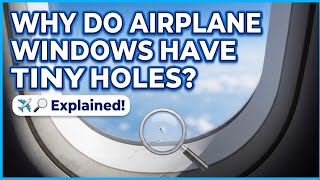 Why Do Airplane Windows Have Tiny Holes ✈️🔍 | The Hidden Safety Feature Explained