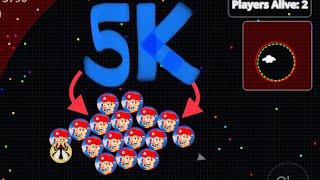 How to win every Agario battle royale game! (3 minute explanation + extra gameplay)