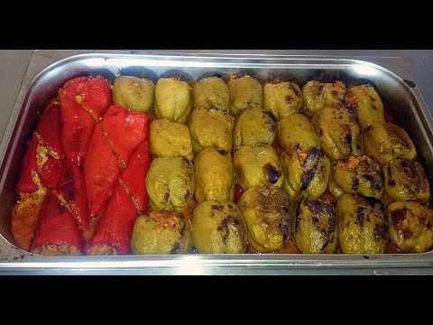 Ottoman Cuisine, 2015 Stuffed Peppers, healthy food Turkish food Too easy