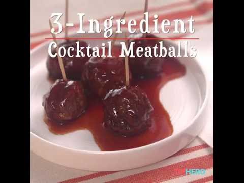 3-Ingredient Cocktail Meatballs