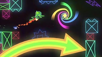 "DEEP FRIED" by adamvp (Easy Demon) | Geometry Dash.