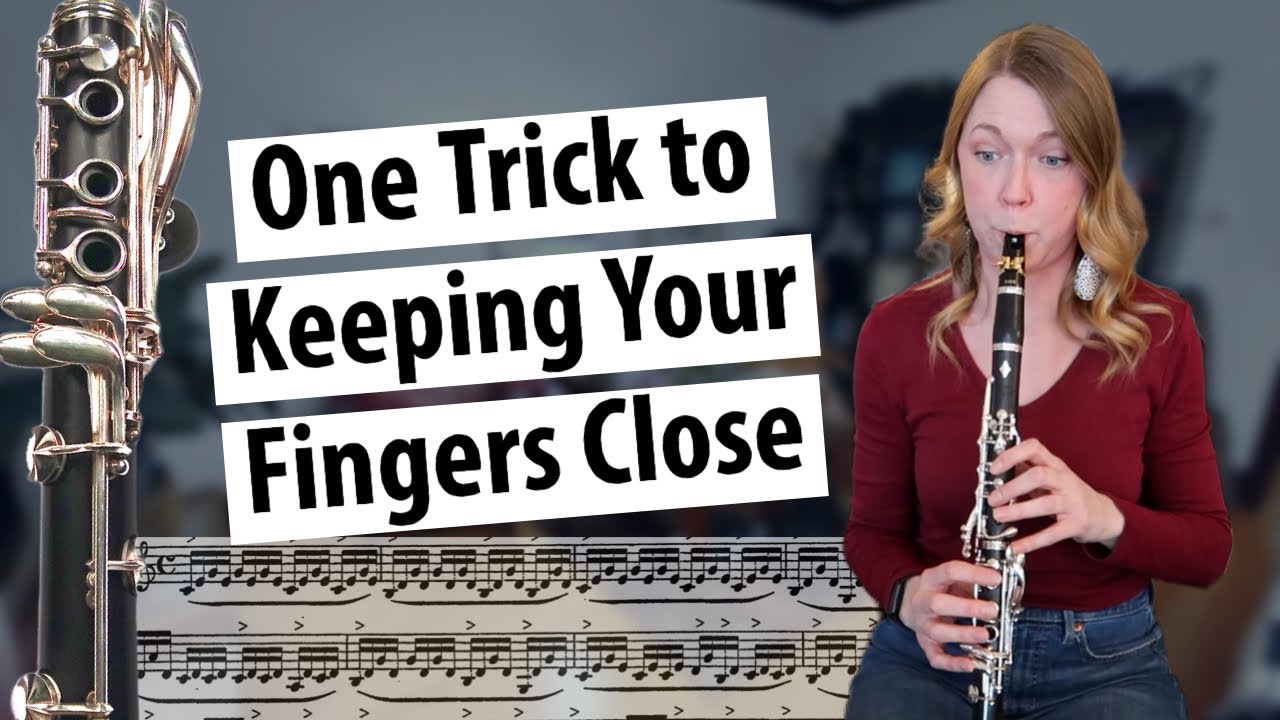 One Trick to Keeping Fingers Close | Hand Position on Clarinet - YouTube