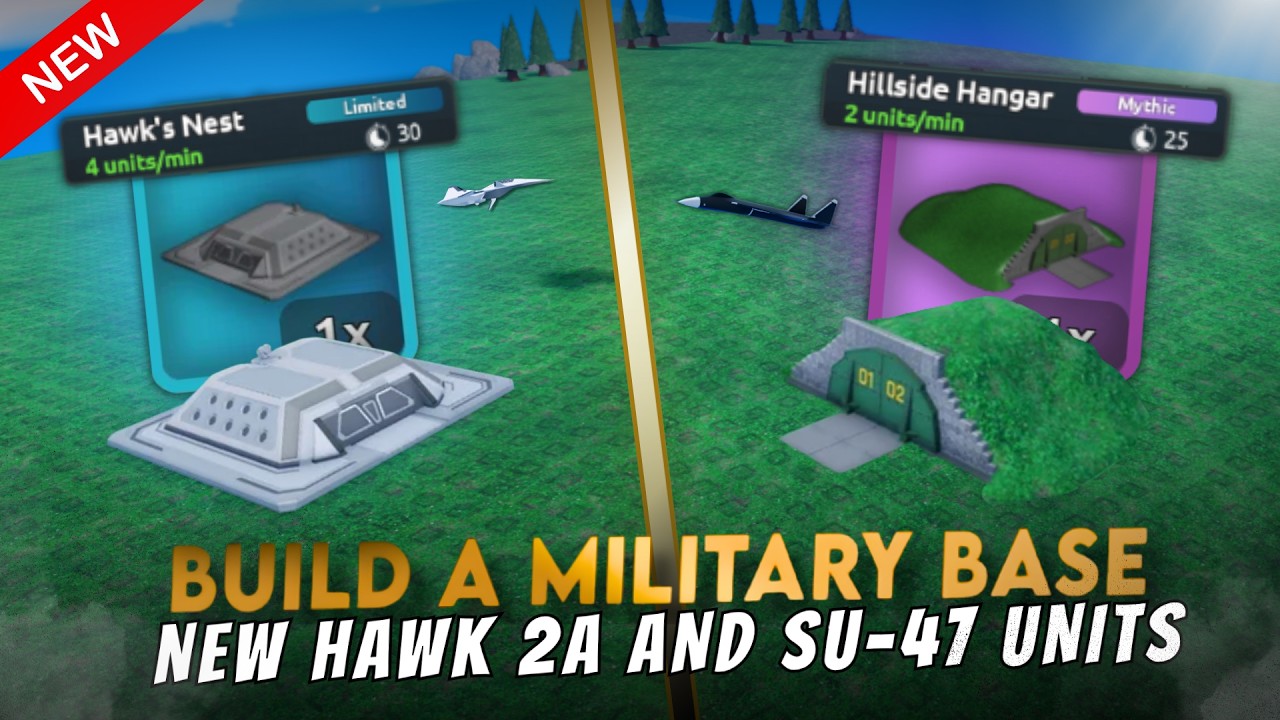 Build a Military Base gameplay video thumbnail 3
