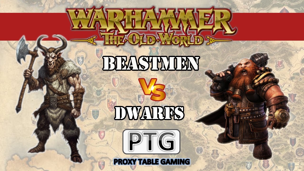 Warhammer The Old World - Set Di Dadi Per Esercito Beastmen Brayherds, Nuovo In Scatola