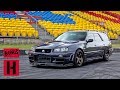 Turbo V8 Powered Nissan Stagea Burnout!