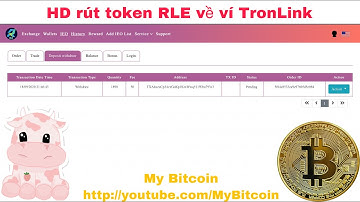 Hướng dẫn rút token RLE về ví TronLink