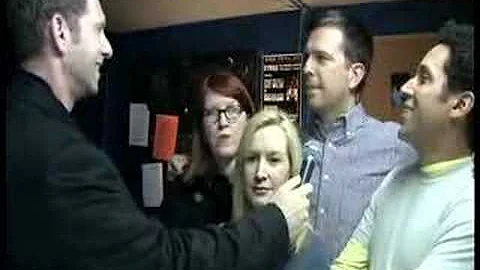 Cast of "The Office" performs improv at "ARMANDO" ...