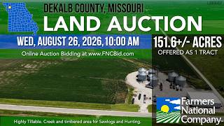 Simulcast Auction | 151.6 +/- Acres, DeKalb County, MO