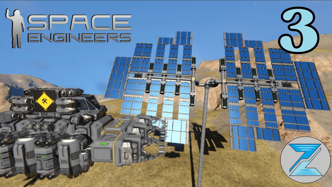 Panneaux solaires et vaisseau de construction - Space Engineers FR - Ep ...