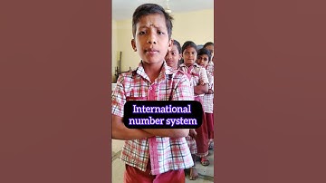 International number system #education #maths #school #students #youtubeshorts #donate #trending