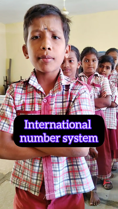 International number system #education #maths #school #students #youtubeshorts #donate #trending