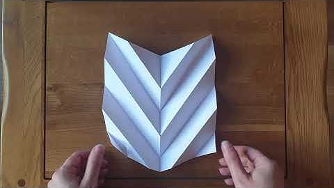 Paper Folding - V Pleat Regular