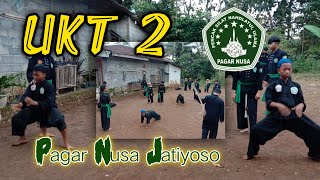 Ujian Kenaikan Tingkat 2 // PAGAR NUSA PAC JATIYOSO //