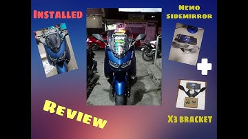 Nemo Side mirror and X3 Bracket for Nmax Sulit nga ba ang bayad? | JoVenture