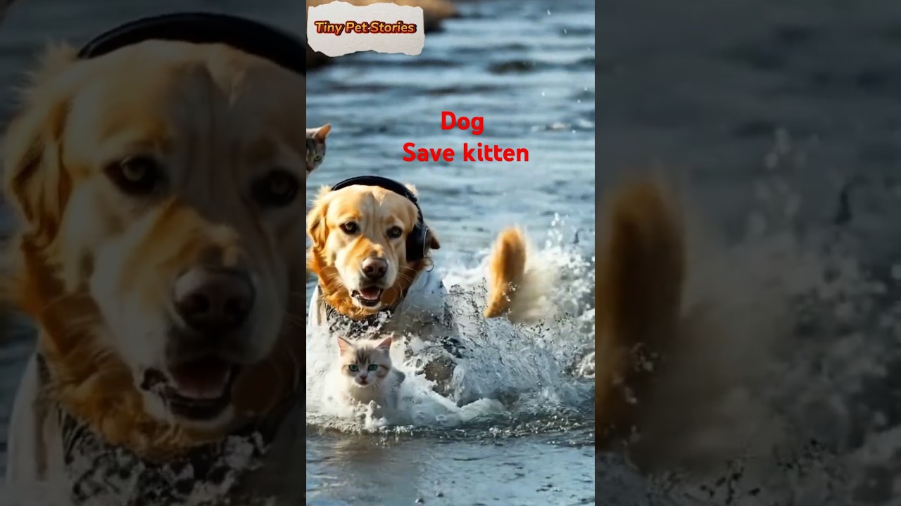 The Brave Dog and the River Rescue बहादुर डॉगी और नदी में बचाव 