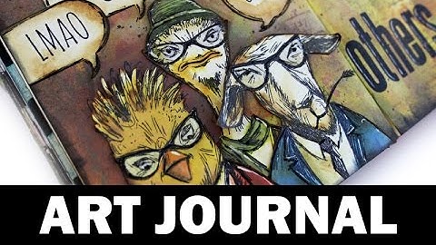 Art Journal | using distress oxide inks