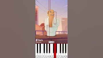 When You Have to be The Coolest 😲😲😲 | Tv Man Vs Skibidi (@lupdup) - Octave Piano Tutorial