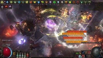 The most satisfy build in this sentinel (COC reap self chill ignite shock) (POE 3.18)