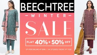 Beechtree Flat 50% off winter sale Beechtree winter Collection sale 2022 season out sale