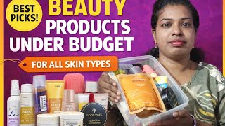 Beauty products under budget for all skin types