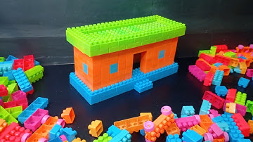 Satisfying DIY Big House ASMR | ASMR Building Blocks #buildingblocks SOJIB U24