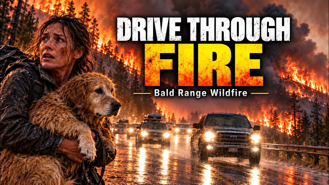 They Drove Through Flames to Escape the Bald Range Fire