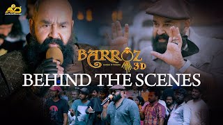 Mohanlal on set as a Director / Actor - BARROZ : Behind The Scenes | Aashirvad Cinemas image