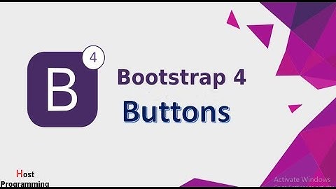 Bootstrap 4  Buttons Tutorial  In Hindi