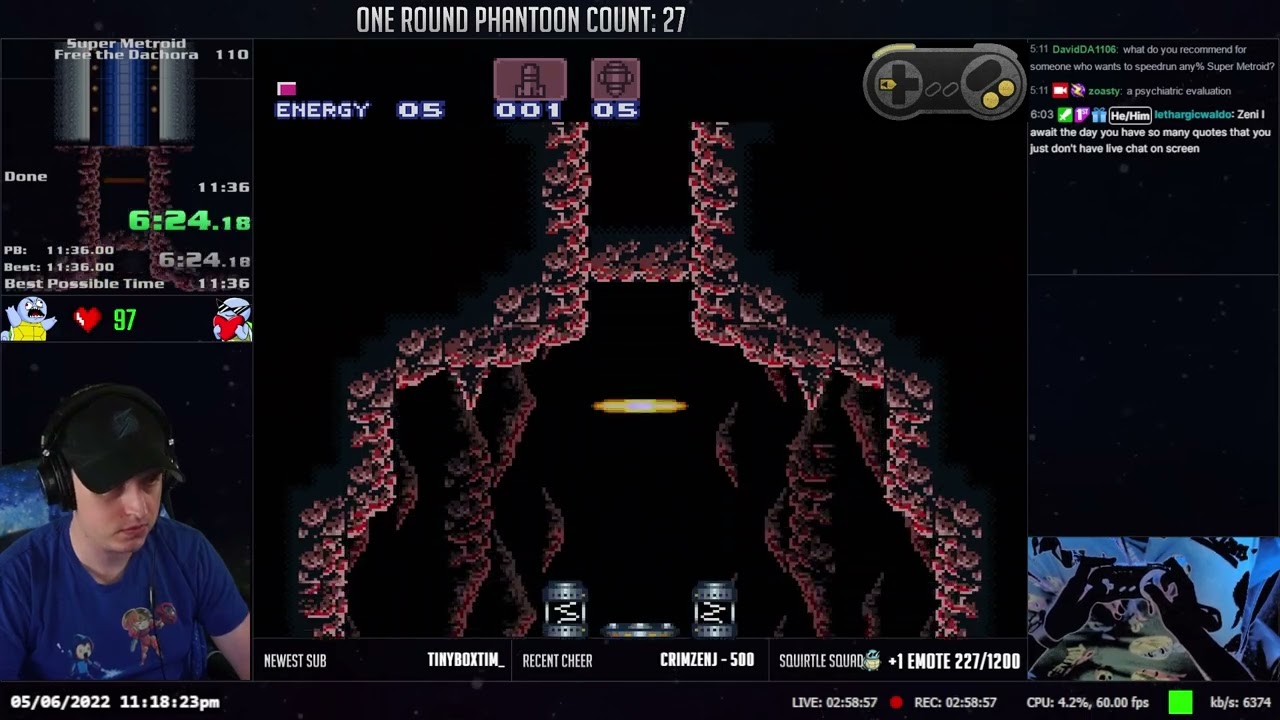 Super Metroid - Free the Dachora RTA - 