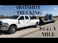 HOTSHOT TRUCKER: HOW MUCH DID I PROFIT FROM A $3.43 MILE LOAD?? $650 LOAD GOING 183 MILES!!!