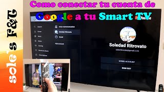 How to connect your Google account to your Smart TV