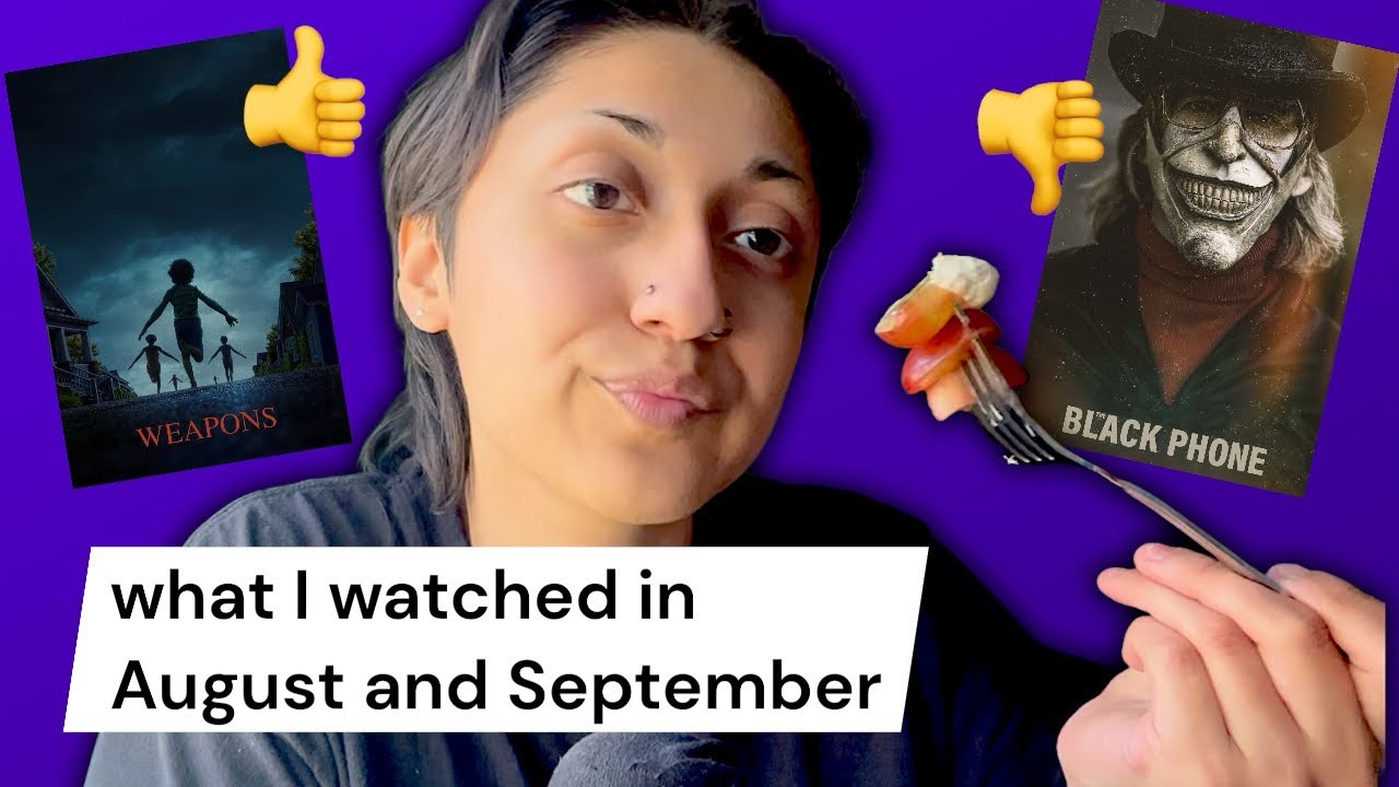 [ASMR] eating fruit 🍇 and talking about movies 🍿 I watched in August and September 