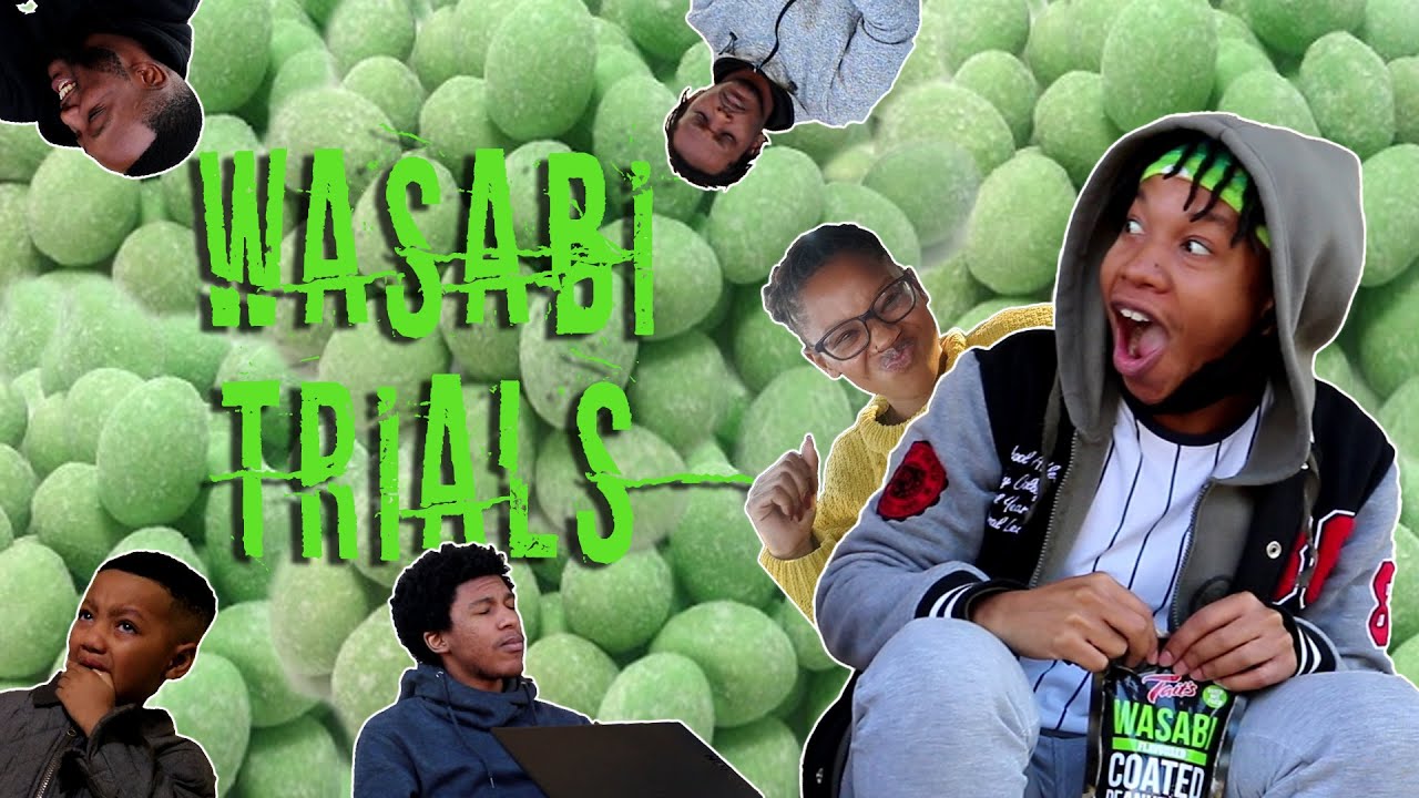Wasabi Coated Peanut Reactions WASABI TRIALS YouTube