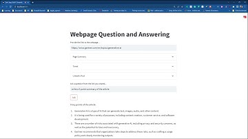 Question & Answering Application using Google