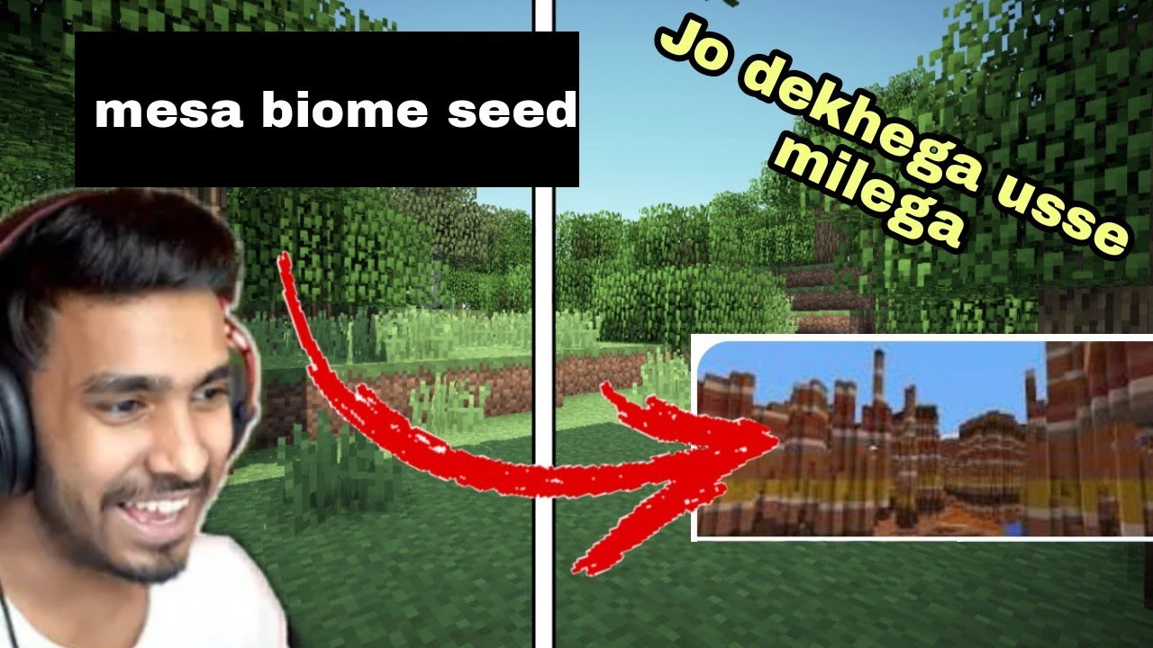 mesa biome seed Minecraft video 👍 - YouTube
