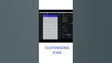 FLUTTERFLOW - CUSTOMIZING ICON #flutterflow #videotutorial #flutter