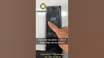 HomeKit - Cách thay đổi mật mã admin khoá AB-14G app Tuyasmart