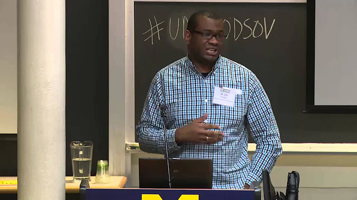Jahi Chappell at UM Food Sovereignty Conference
